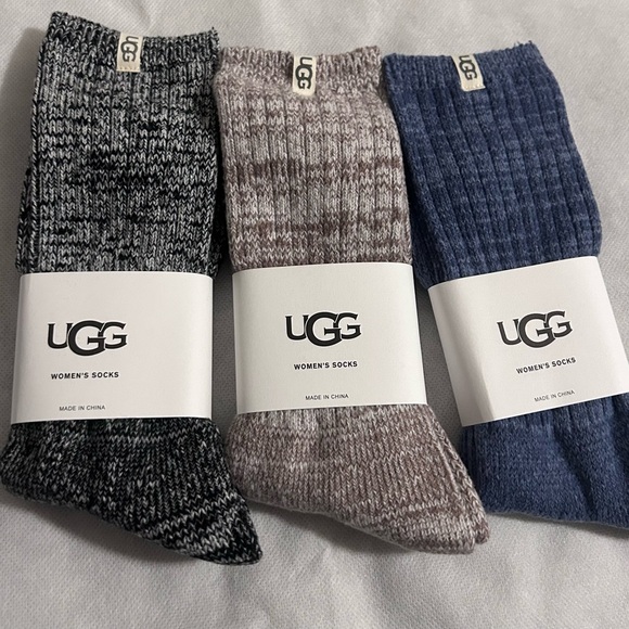 UGG Other - UGG Casual Socks - Gray, Brown, and Blue bundle